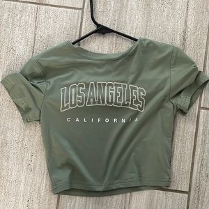 Green California top